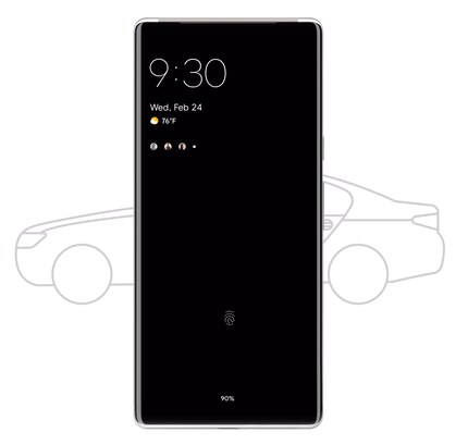 Das Smartphone als Autoschlüssel.