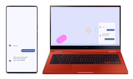 Chat-Apps sollen auf Chromebooks gespiegelt werden.