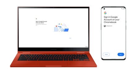 Das neue Chromebook schneller über das Smartphone einrichten.