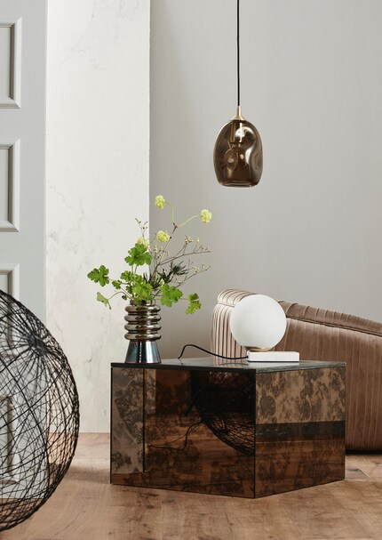 Dimensioni: Ø 60 x 43 cm | Materiale: vetro, gres | Immagine: Nordal