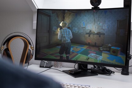The Omen 27c performs especially well in-game.