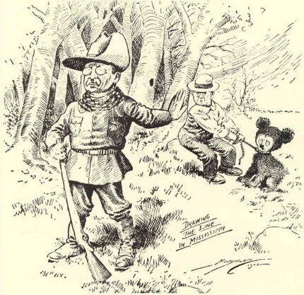 Karikatur von Clifford K. Berryman in der Washington Post.
