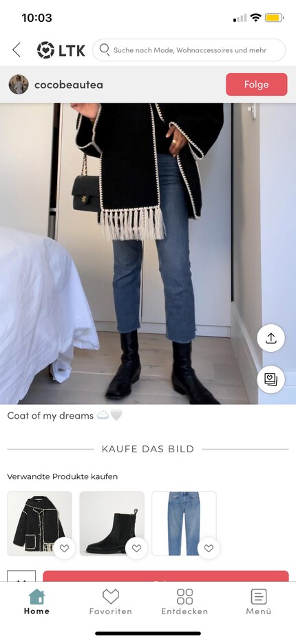 ... it also lets you save or buy outfits or items you like. Images: Screenshots LTK