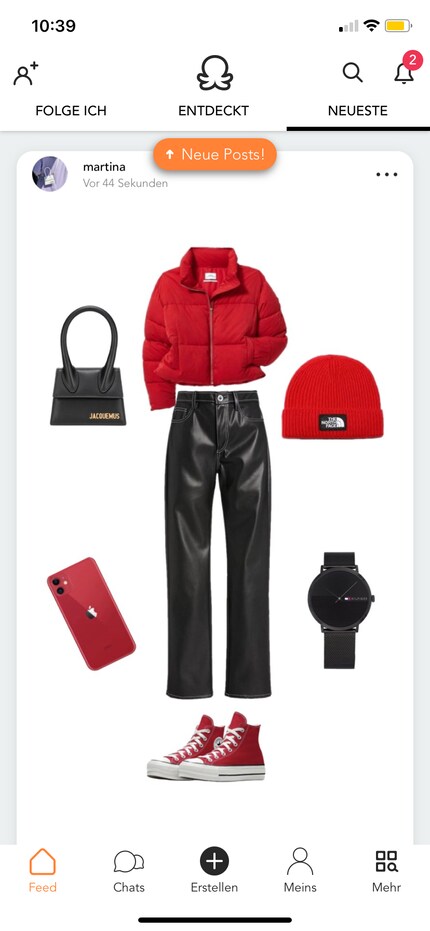 Plan a new outfit down to every detail – including a colour-matching iPhone. Images: Screenshots Combyne