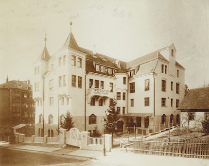 The historic building in Stuttgart is still part of the headquarters today.
