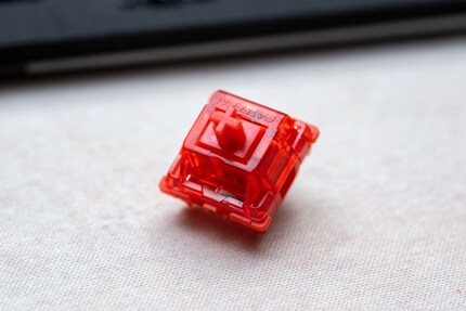 Avec une force de déclenchement de 45 grammes, les Gateron Phantom Red sont plutôt souples.