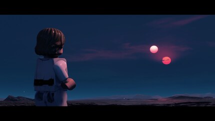 Star-Wars-Flair trifft Lego-Charme: Berühmte Star-Wars-Momente werden mit viel Liebe umgesetzt, verzichten dabei aber nicht auf den beliebten Lego-Humor – toll!