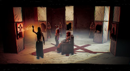 Die Geschichte beginnt in diesem geheimnisvollen Raum.