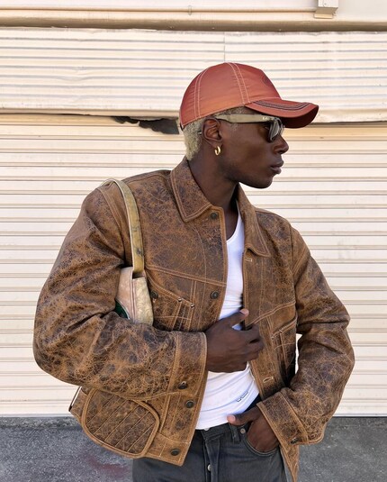 Auch Fan des Used-Looks: Deon Hinton. 