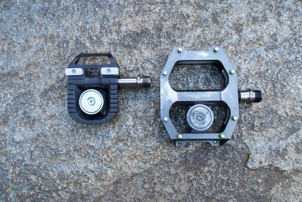 Ein ziemlicher Grössenunterschied: links das neue Magped Gravel, rechts das Ultra.