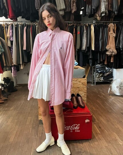 Diana Urbina ist währenddessen ready für den Tenniscourt.