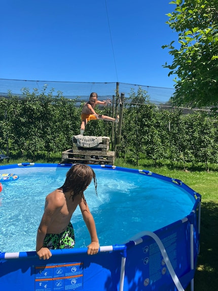 Nicht nur mein Sohn und mein Neffe hatten einen Heidenspass am Pool.
