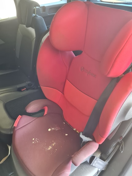 This car seat is going to be a tough sell on Ricardo.