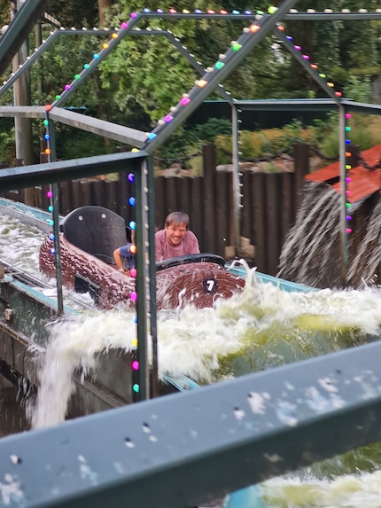 Our trip to the amusement park was actually supposed to be for the kids.