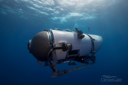 Das kleine U-Boot mit dem ironisch anmutenden Namen «Titan», in dem die Gäste auf Tauchgang gehen.
