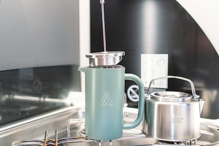Der Teekocher das Campo-Libre-Sets «Enzo» ergänzte die French-Press «Giorgio» perfekt.