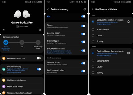 Il controllo può essere regolato nell'app per determinati campi.