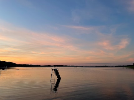 Même une baignade dans le lac le soir n'a pas donné suite à une piqûre.