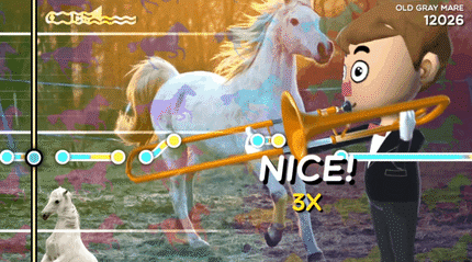 Espérons que la « belle » musique dissuadera les avocats de Nintendo de la ressemblance avec les Mii.