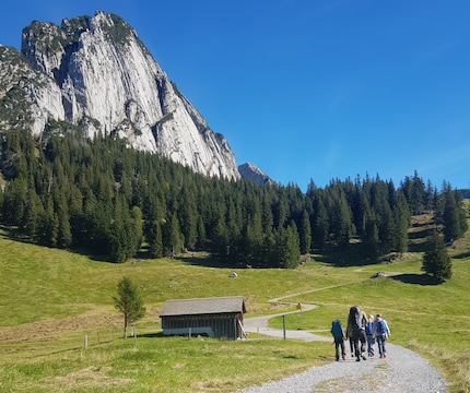 Finalmente inizia l'escursione. Il paesaggio è mozzafiato.