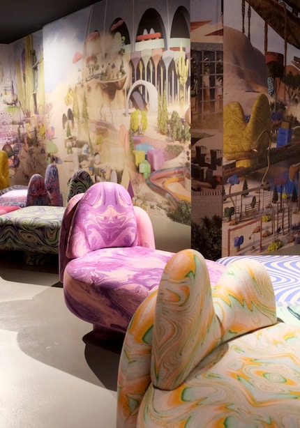 Each fabric has been printed digitally. 