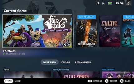 Avec le Steam Deck, j’ai toujours accès à tous mes jeux PC.