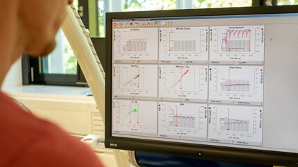 Data collection: VO₂ max is one of many factors determined in performance diagnostics.