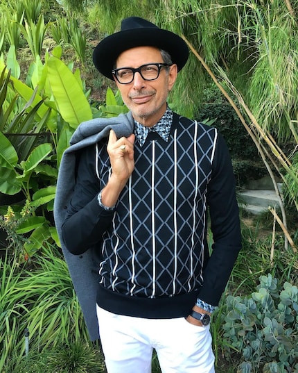 Again, Goldblum because he’s a style icon and can wear anything.
