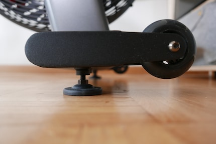 Le rotelle consentono di manovrare facilmente il Rower, che però è e resta enorme.