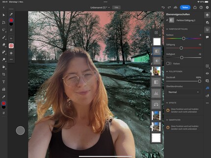 Non lascia quasi nulla a desiderare: Photoshop in versione iPad.