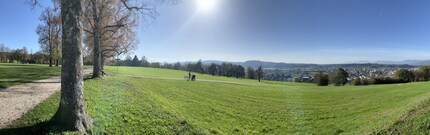 La ripresa di un panorama è molto scomoda, ma il risultato è buono.