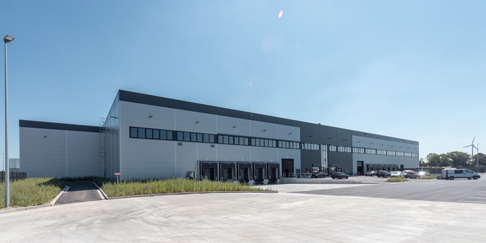 Il secondo centro logistico di Galaxus a Krefeld (NRW), che aprirà nel 2022 (Foto: Christian Walker)