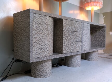 A decorative gem: the «Osis Brutal» sideboard by llot llov.