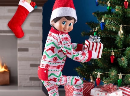 Even if the meaning behind the elf is innocent, his smile is still creepy.