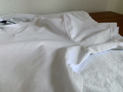 Nach dem Gallseife-Treatment sehe ich eine leichte Verbesserung.