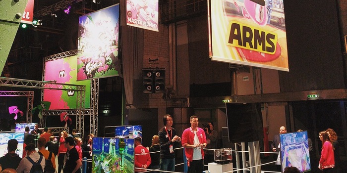 In due sale per eventi Nintendo ha presentato novità come "Arms" o "Splatoon 2". In due sale per eventi Nintendo ha presentato novità come "Arms" o "Splatoon 2".
