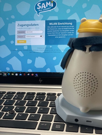 Sami weiss genau, was er will: Erst fordert er eine WLAN-Konfiguration.