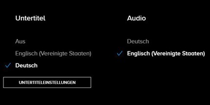 Audio and subtitles are available only in German and English. I expected better, Paramount.
