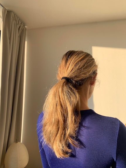 ... pour obtenir des élastiques à cheveux simples et faits maison.