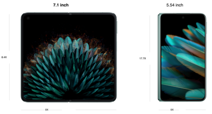 Das Smartphone ist leicht schmaler im Vergleich zum Vorgänger.