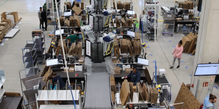 Galaxus' new logistics centre in Krefeld offers space for further expansion. Image: Daniel Borchers