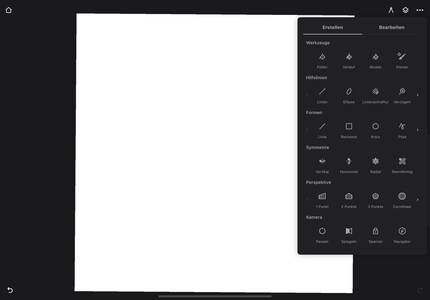 Es gibt viele Einstellungen, die in zwei Gruppen unterteilt sind.