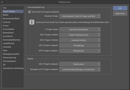 Clip Studio Paint hat unbegrenzte Anpassungsmöglichkeiten.