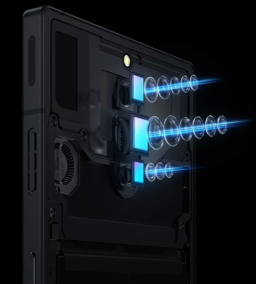 Die Triple-Kamera des neuen Red Magic 8 Pro.