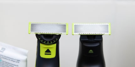 The old and new blade side by side.