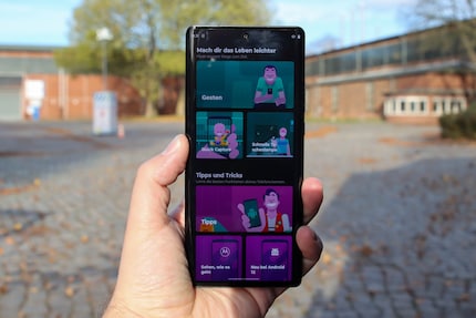 Praktische Moto-App.