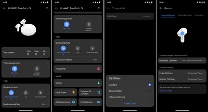 Alcune impressioni sull'app AI Life di Huawei collegata ai Freebuds 5i.