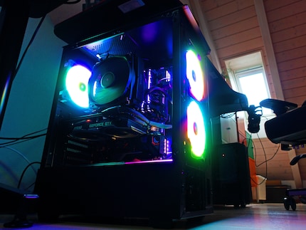Mon PC est une lumière.