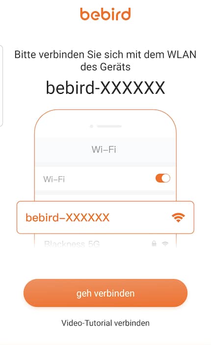 Connecting the smartphone to the cleaner works without a hitch.