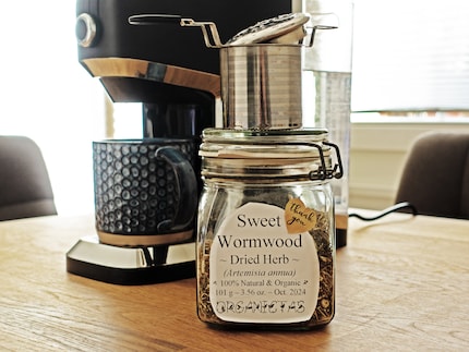 Das Teesieb ist gross.